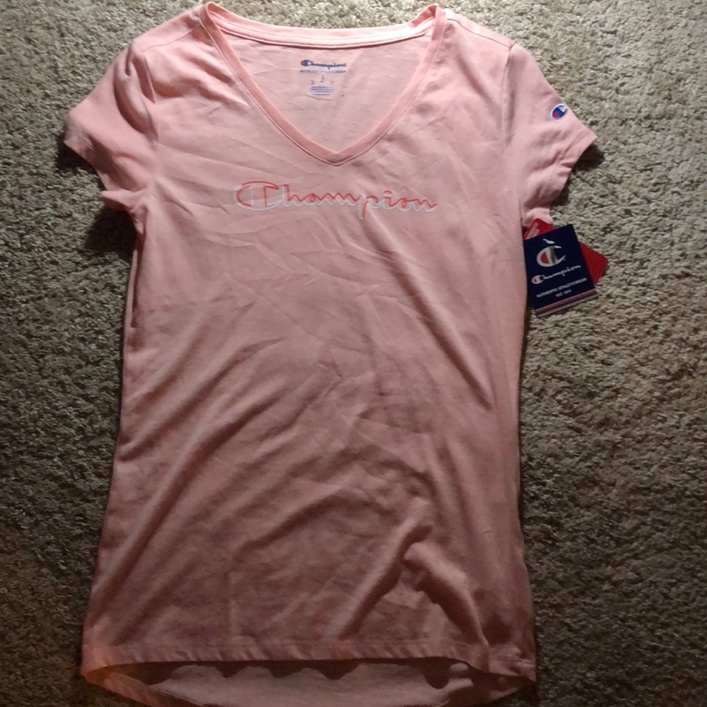 Pink champion t shirt